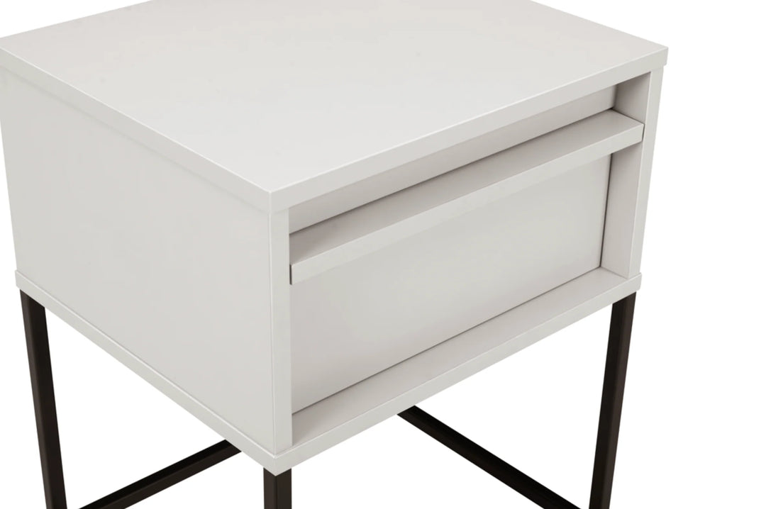 Albion Stone Grey Bedside Table