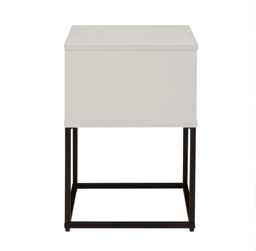 Albion Stone Grey Bedside Table