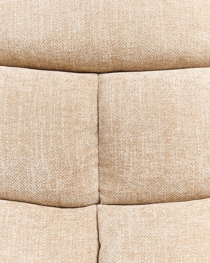 Electric Recliner Chair With Footrest Fabric Beige Keiven