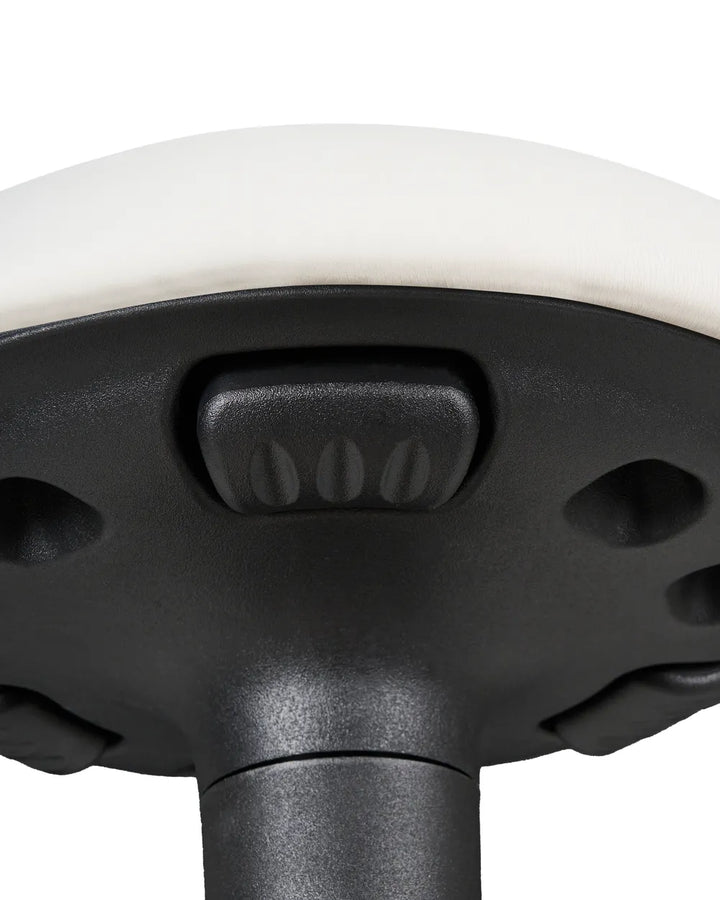 Wobble Stool Faux Leather White Norlene