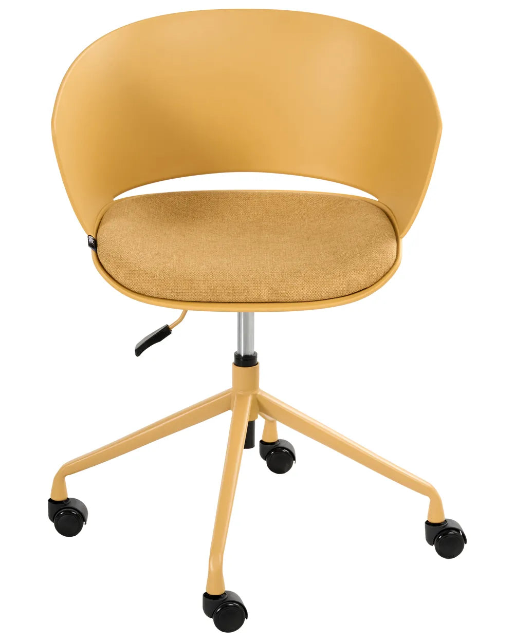 Office Chair Fabric Yellow Carista