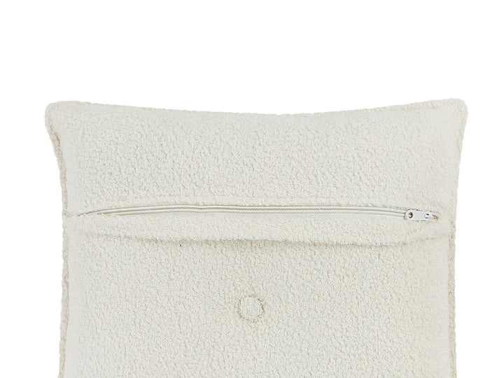 Corner Sofa 3 Seater Boucle Off-White Left Hand Rafael