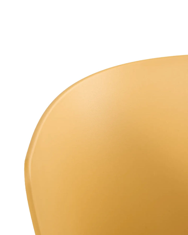 Office Chair Fabric Yellow Carista