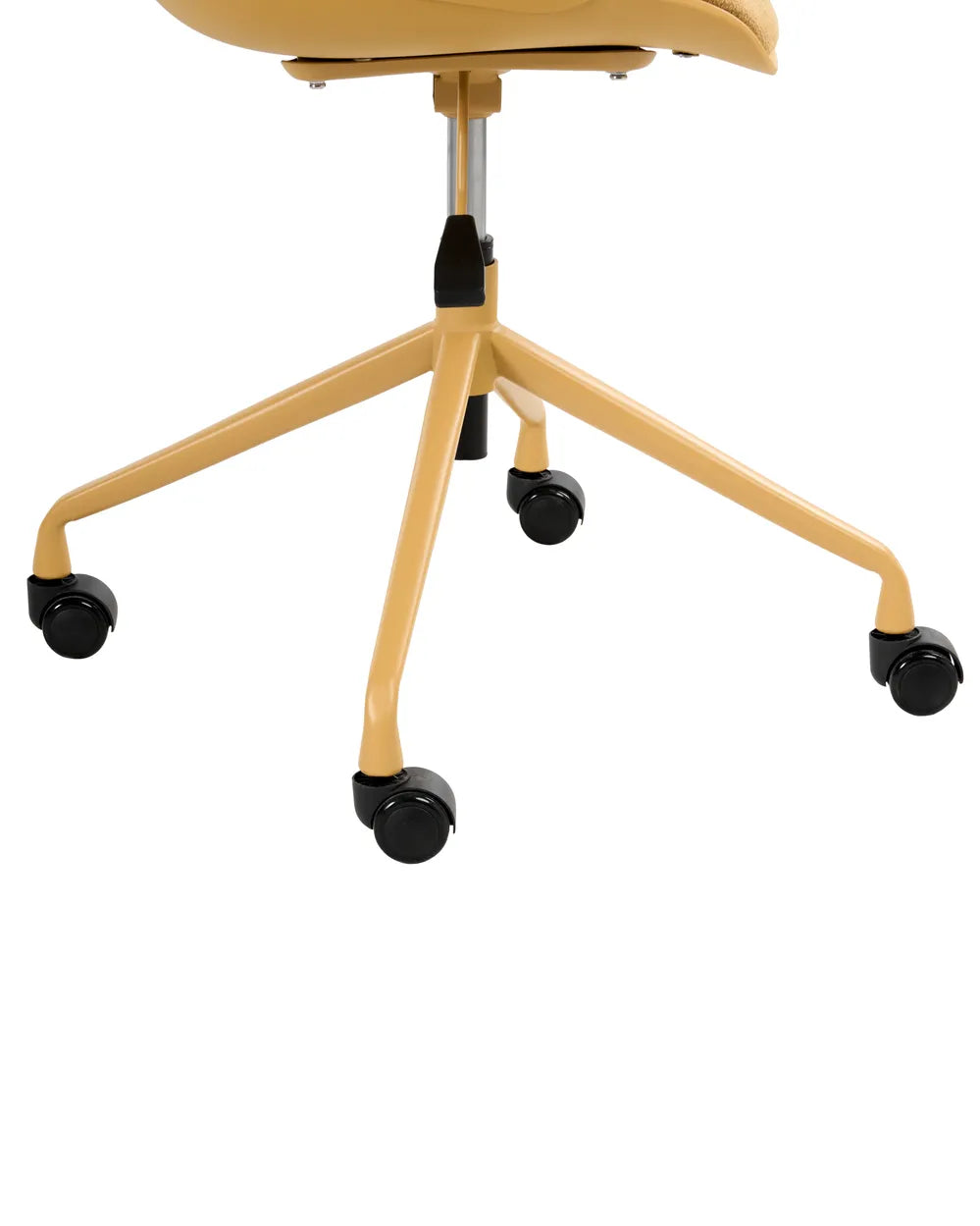 Office Chair Fabric Yellow Carista