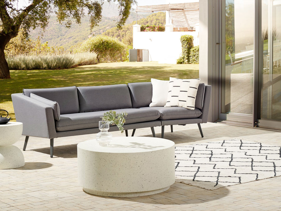Loretello Garden Sofa 3 Seater Right Hand Grey