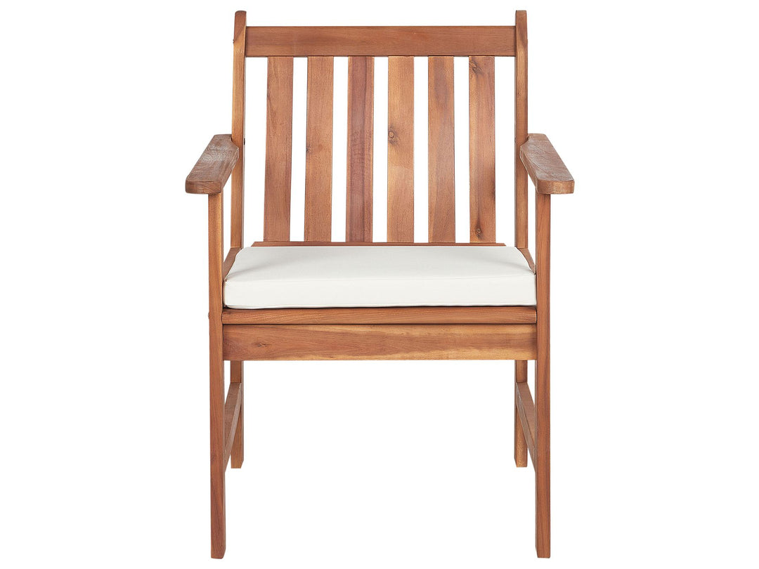 Altidona Garden Lounge Set with Table 4 Seater Acacia Wood Off-White
