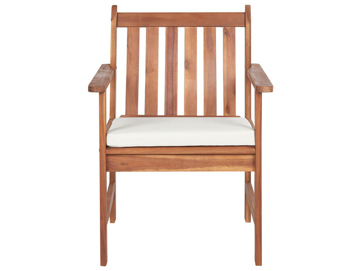 Altidona Garden Lounge Set with Table 4 Seater Acacia Wood Off-White