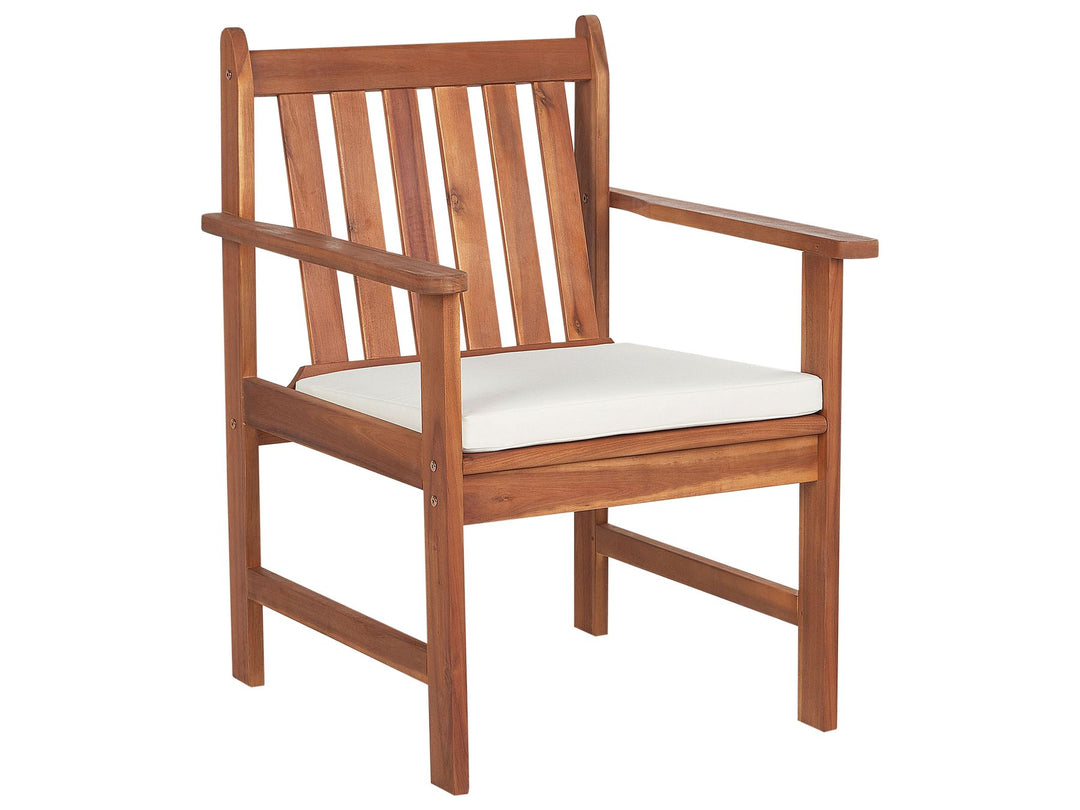 Altidona Garden Lounge Set with Table 4 Seater Acacia Wood Off-White