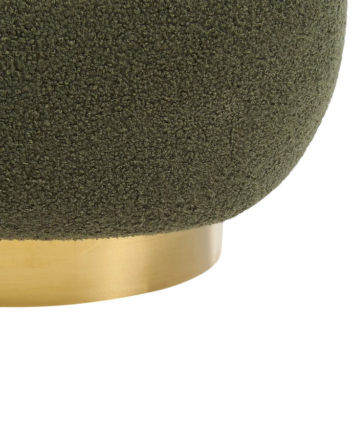 Armchair Boucle Dark Green Rayn