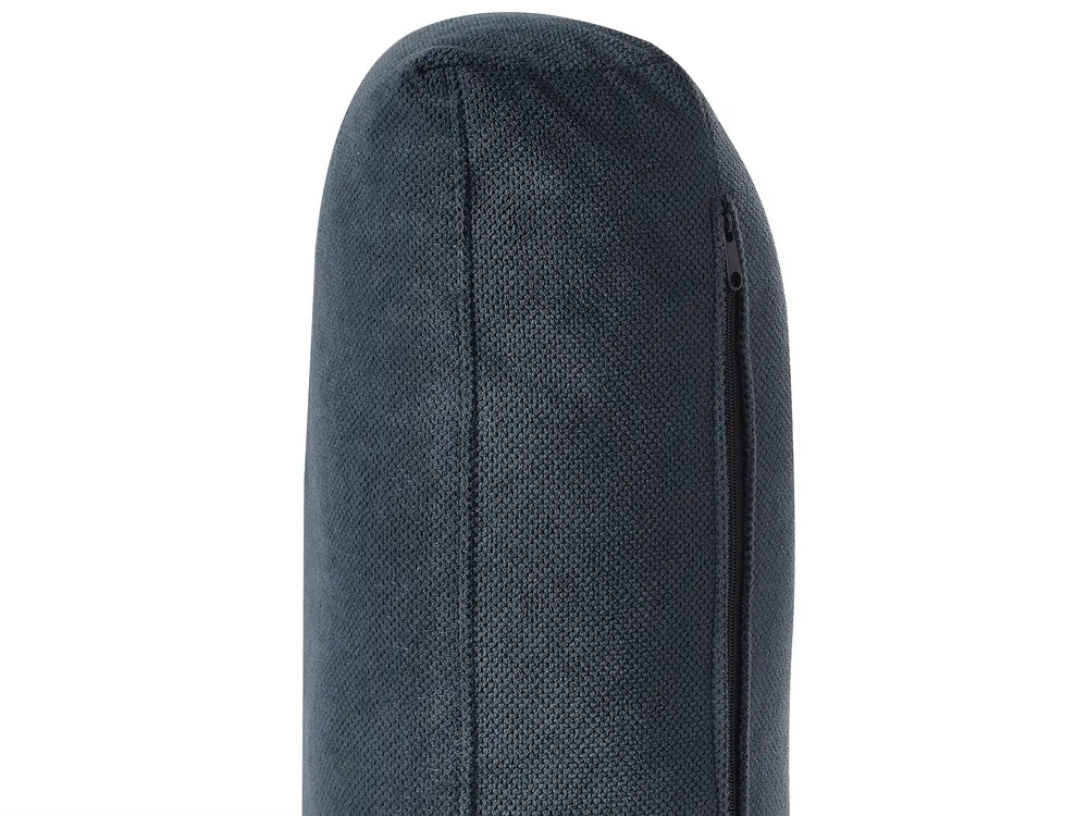 Sofa 3 Seater Fabric Dark Blue Caesyn