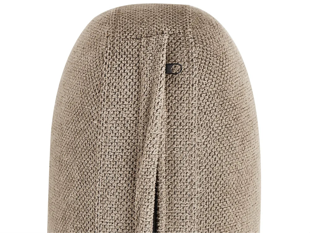 Sofa 3 Seater Fabric Light Brown Gabrielo