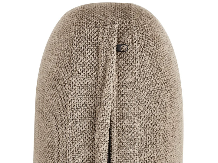 Sofa 3 Seater Fabric Light Brown Gabrielo