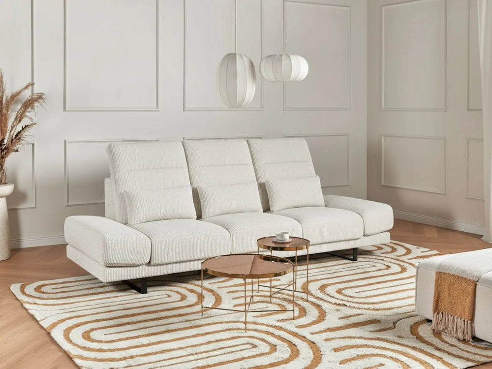 The corduroy fabric provides a tactile, inviting feel whilst maintaining easy care and longevity. 