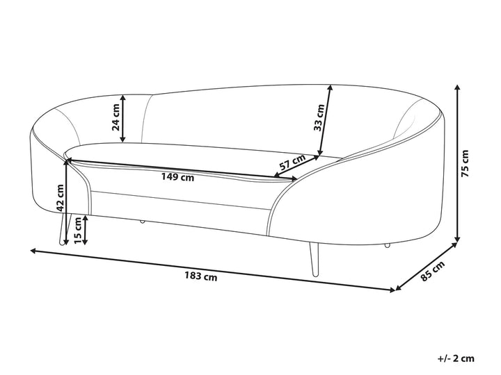 Sofa 3 Seater Velvet Emerald Green Jannae