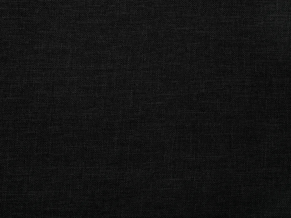 Sofa Bed 3 Seater Fabric Black Hildi
