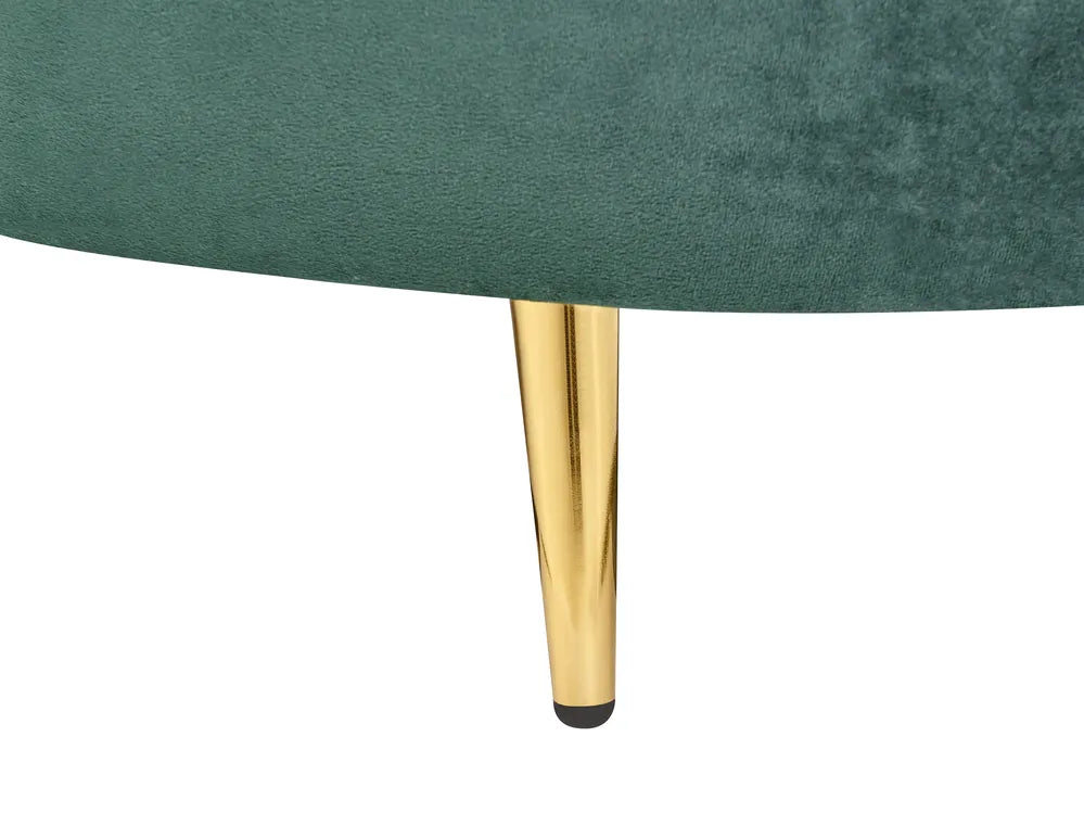 Sofa 3 Seater Velvet Emerald Green Jannae