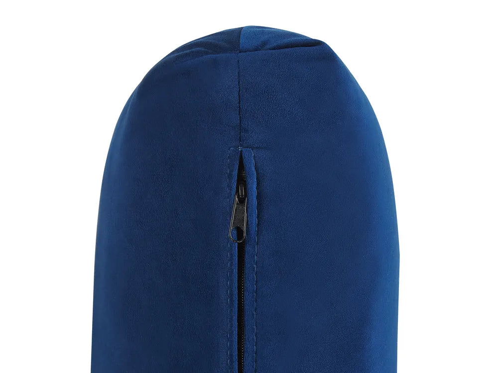 Sofa Bed 3 Seater Velvet Navy Blue Norelia