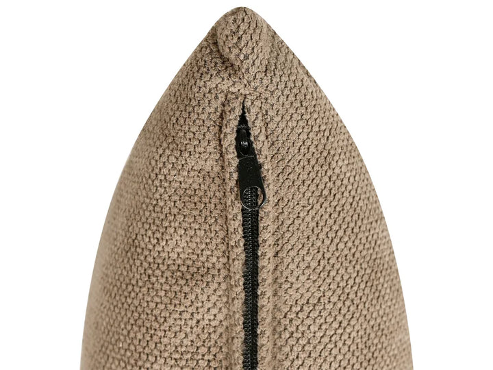 Sofa 3 Seater Fabric Light Brown Brisny