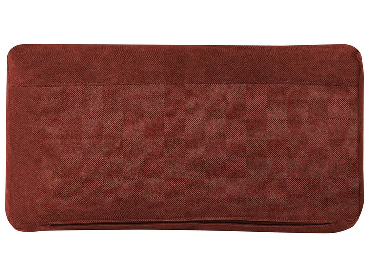 Sofa 3 Seater Fabric Red Caesyn