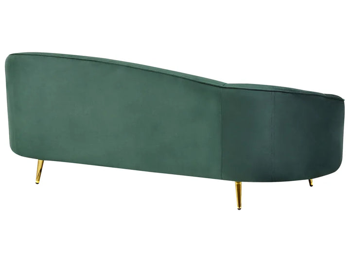 Sofa 3 Seater Velvet Emerald Green Jannae