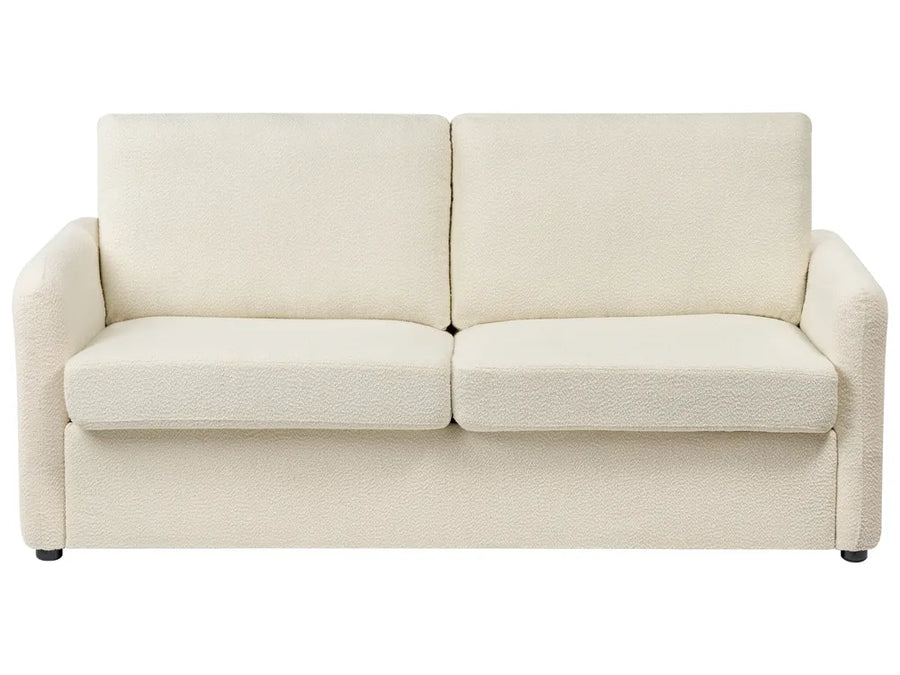 Beige sofa on a white background