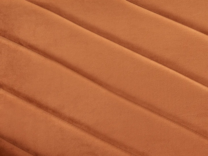 Sofa Bed 3 Seater Velvet Orange Cornelia