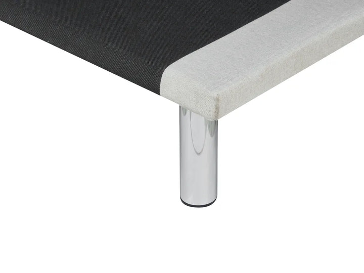 Sofa Bed 3 Seater Fabric Light Beige Kaveri