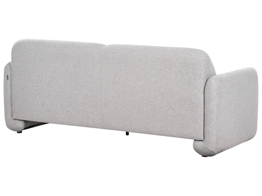 Sofa 3 Seater Fabric Grey Nhat
