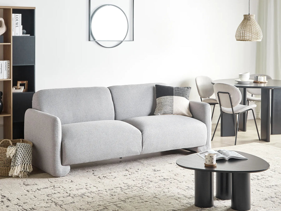 Stylish and comfortable grey 3 seater sofa