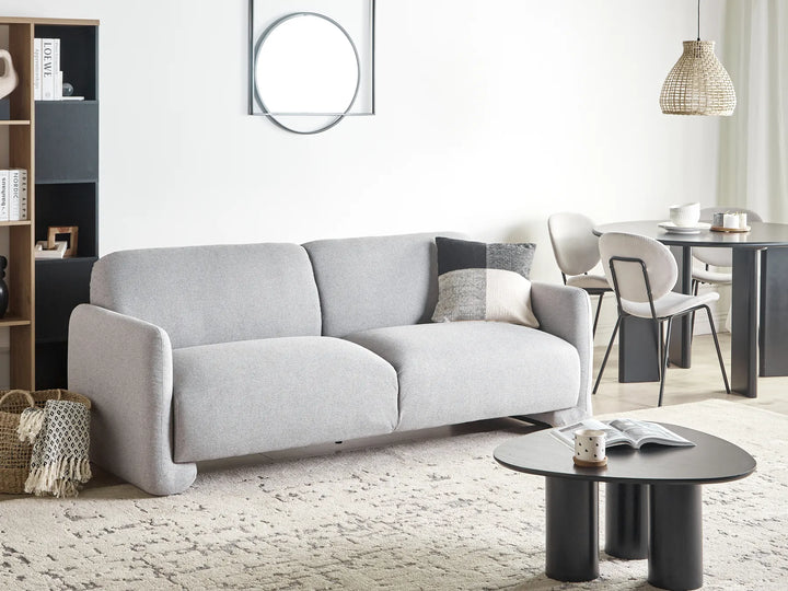 Stylish and comfortable grey 3 seater sofa