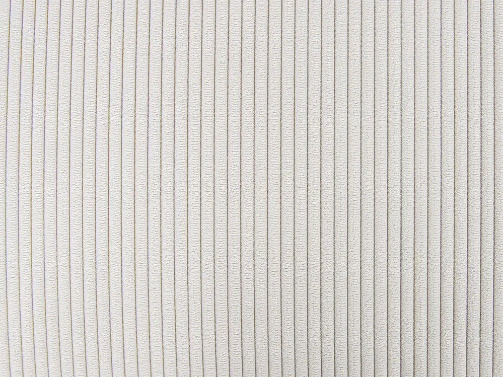 Corner Sofa 4 Seater Corduroy Off-White Right Hand Lecanto