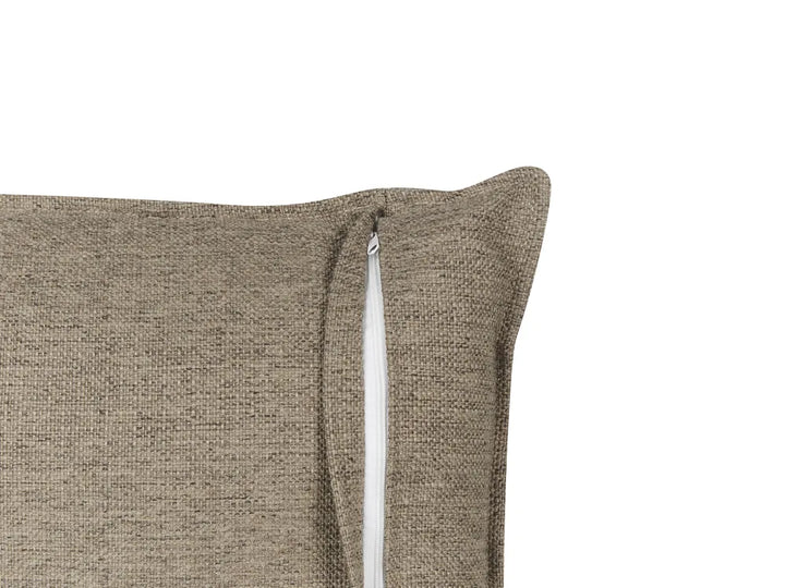 Sofa Bed 3 Seater Fabric Brown with Storage Gilba