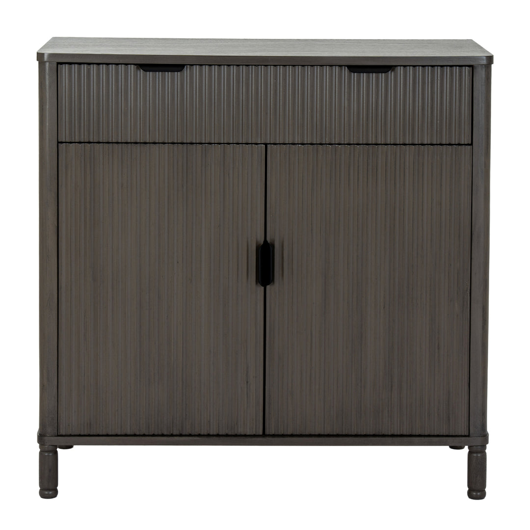Reed Collection 1 Drawer 2 Door Brown Wood Sideboard