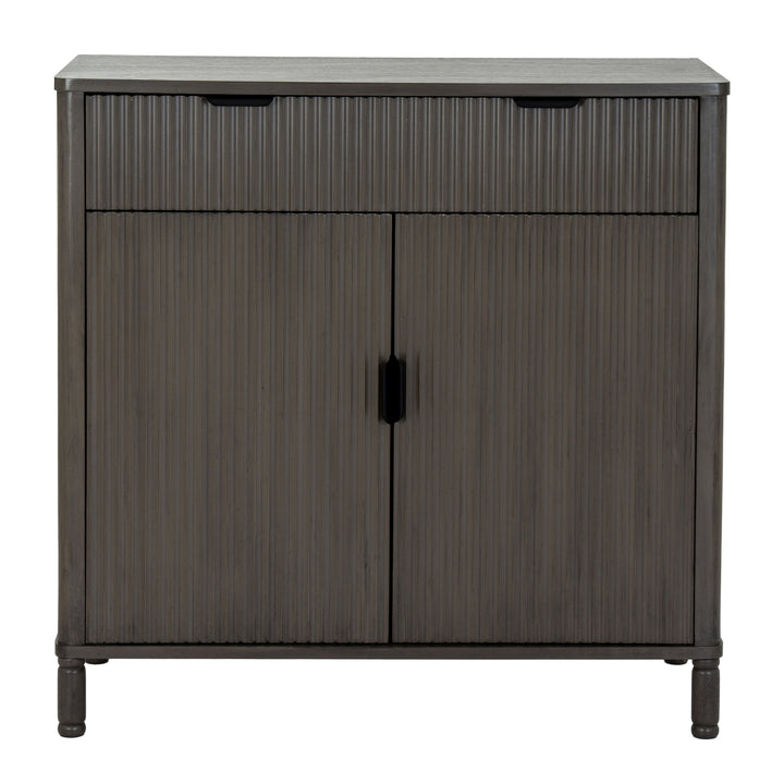 Reed Collection 1 Drawer 2 Door Brown Wood Sideboard