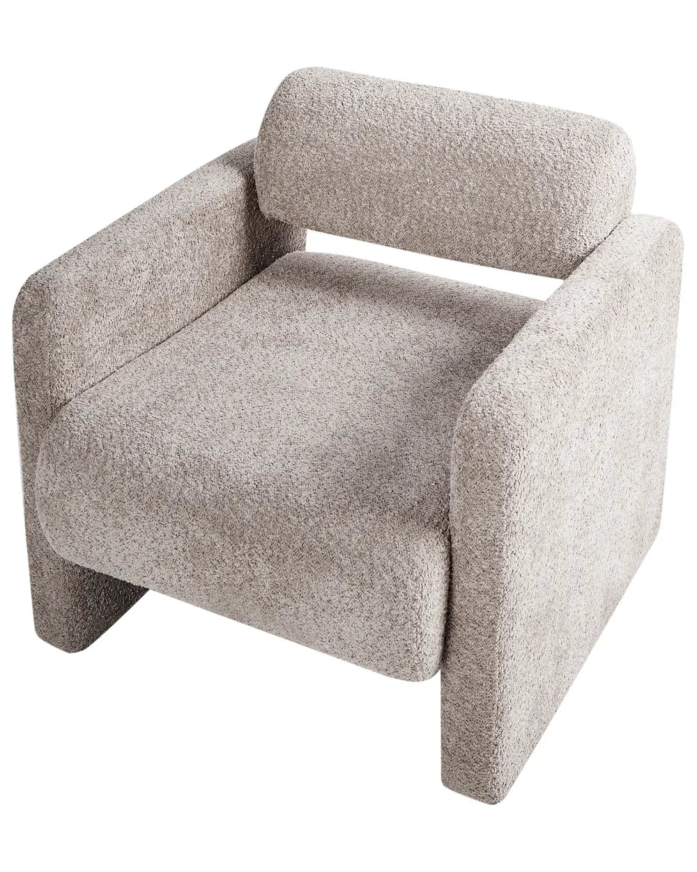 Armchair Boucle Taupe Jolyssa