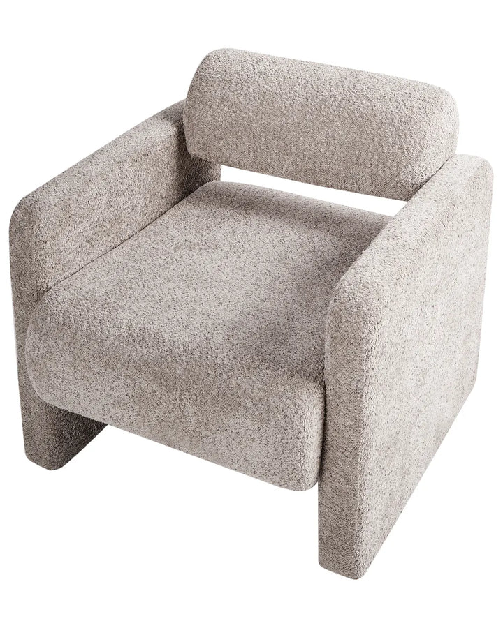 Armchair Boucle Taupe Jolyssa
