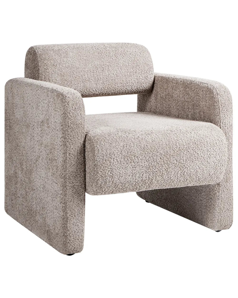 Armchair Boucle Taupe Jolyssa