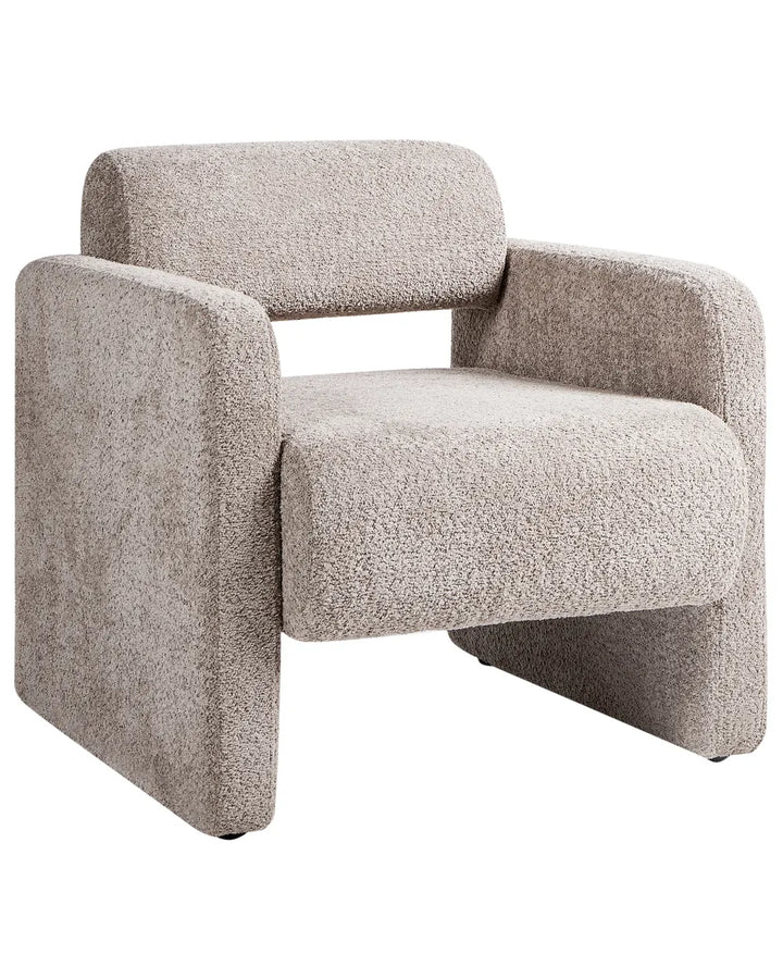 Armchair Boucle Taupe Jolyssa
