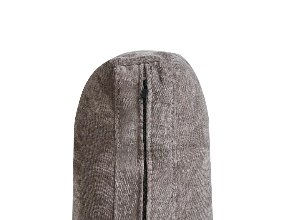 Corner Sofa Bed 3 Seater Chenille Taupe with Storage Left Hand Keshvi