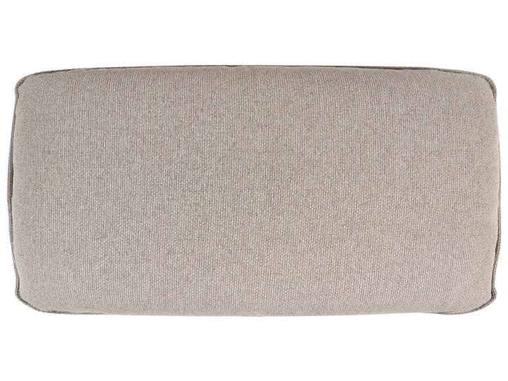 Sofa 3 Seater Fabric Light Brown with Ottoman Lilianah