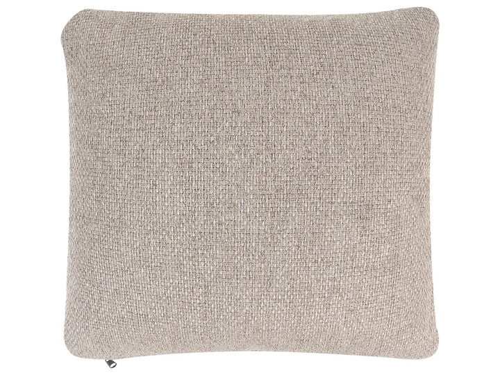 Sofa 3 Seater Fabric Light Brown with Ottoman Lilianah