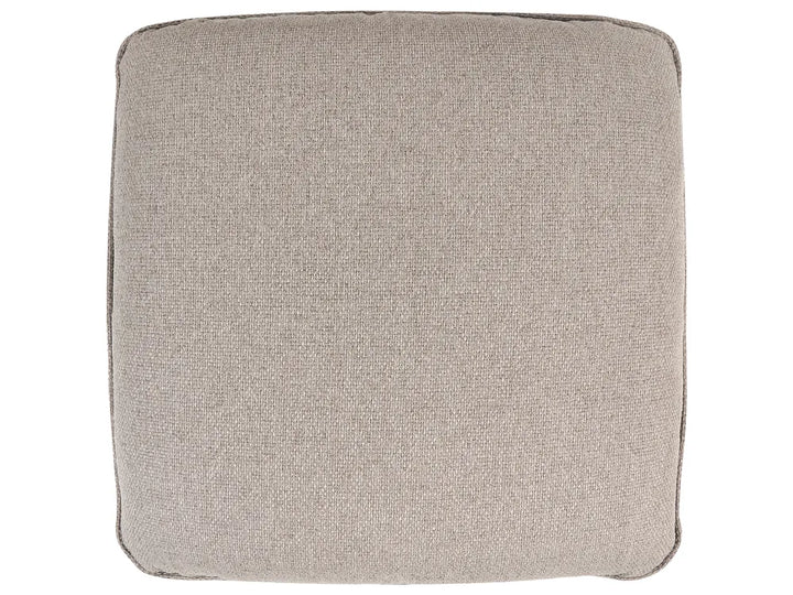 Sofa 3 Seater Fabric Light Brown with Ottoman Lilianah