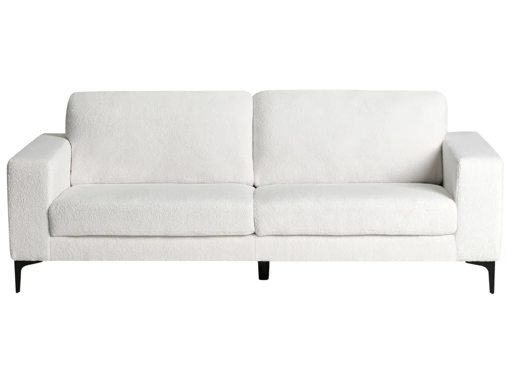 White sofa on a white background