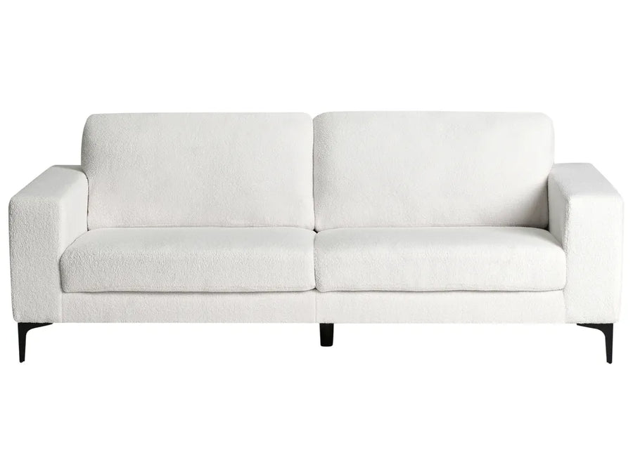 White sofa on a white background