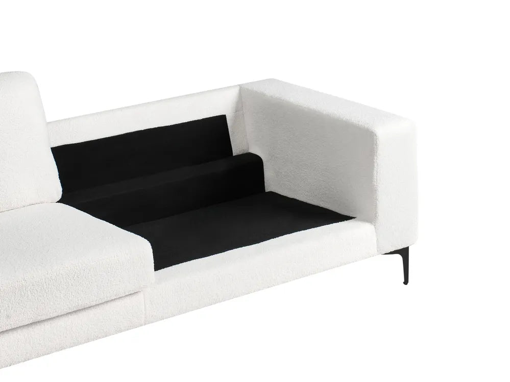 Sofa 3 Seater Boucle Off-White Rinor