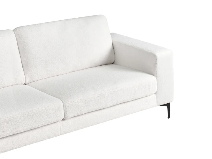 Sofa 3 Seater Boucle Off-White Rinor
