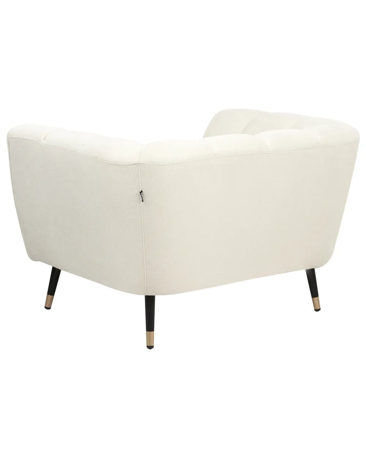 Armchair Fabric Light Beige Anwella