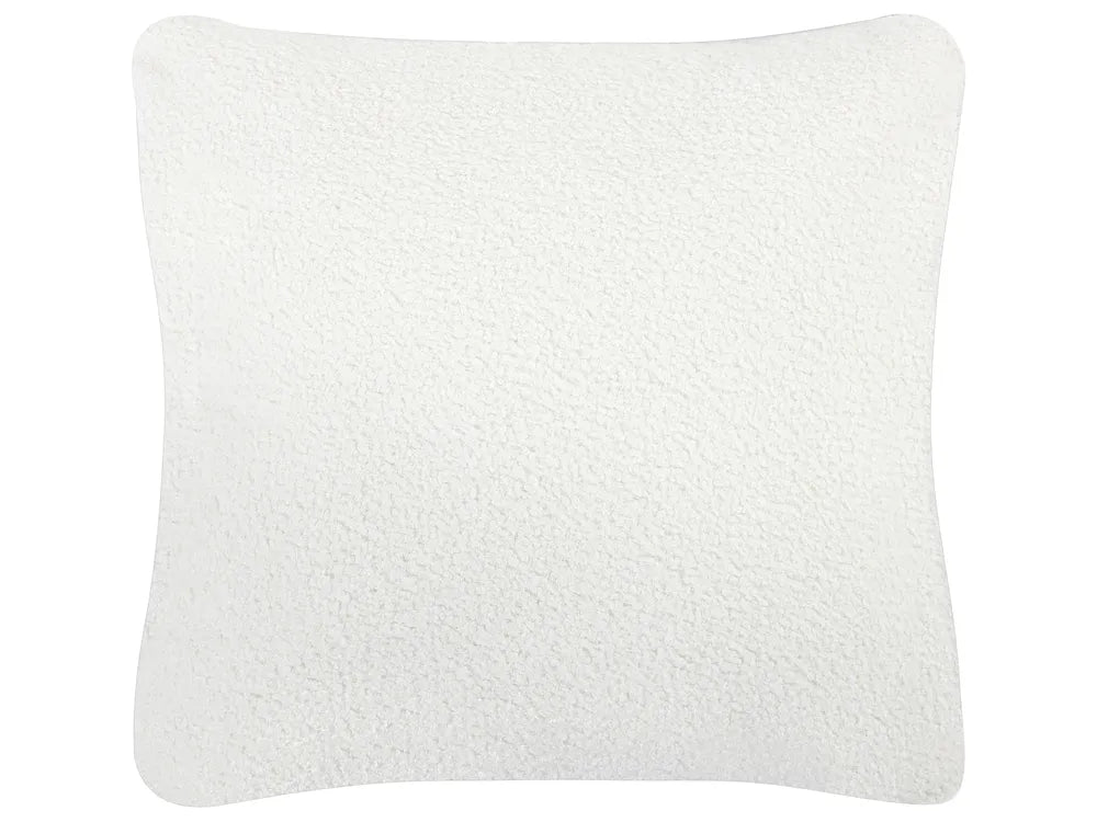 Corner Sofa 4 Seater Boucle White Left Hand Lecanto