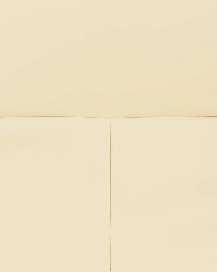 Recliner Chair With Footrest Faux Leather Light Beige Keyri