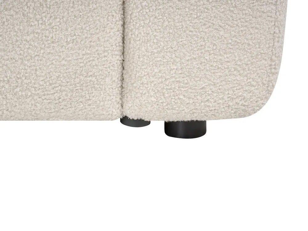 18/08/2026 Modular Corner Sofa 5 Seater Boucle Off-White Right Hand Regeani